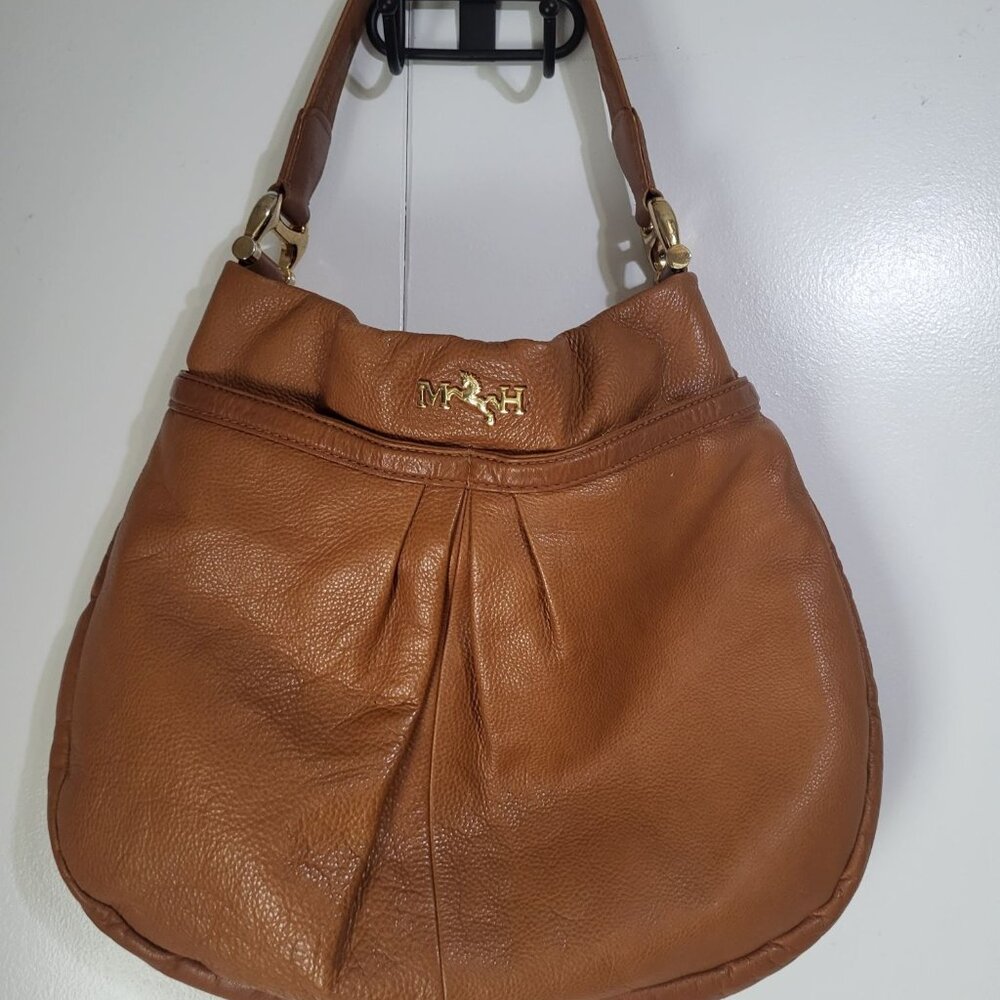 Mario Hernandez Columbian Brown Leather Hobo Shoulder Bag Purse HTF *READ Flaws - Picture 12 of 12